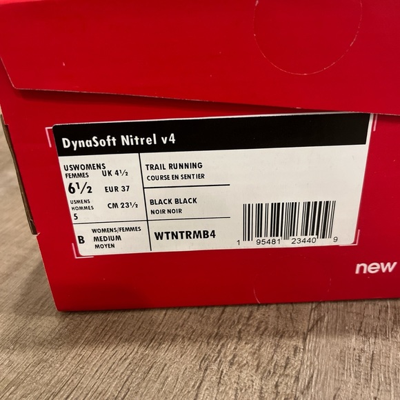 New Balance Nitrel V4 Trail Running Shoes Size 6.5 WTNTRMB4 Black Sneakers - Picture 10 of 10